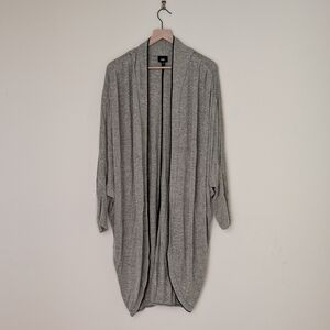 Mossimo Supply Co. Gray Open-Front Cardigan